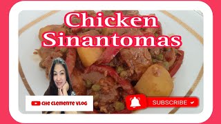 How to Cook Chicken Sinantomas||CheClementeVlog||ChickenRecipe #sinantomas #chickenrecipe #pinoydish