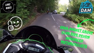 DAM | Motovlog 213 | Kawasaki ZX10R | Club Group Ride | Kit Hill And Dartmoor