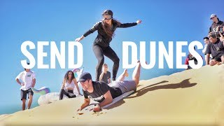 WE TRIED SAND DUNE SURFING AND IT WORKED