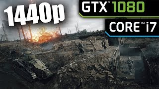 Battlefield 1 | 64 Players | i7 4790K@4.8 | GTX 1080 SC2 + Accelero IV | 1440p Ultra