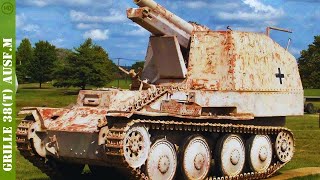 Grille 38t Ausf M - self-propelled artillery vehicle - HD