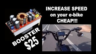 How to INCREASE SPEED on your e-bike CHEAP!!!