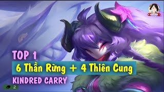 6 Thần Rừng + 4 Thiên Cung Top 1 Đội Hình Leo Rank Mạnh Nhất TFT Mobile   Mùa 11 Kindred Carry