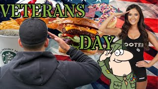 Veterans Day Food VLOG | NOT STOLEN VALOR