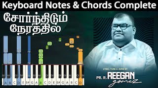 Sornthidum Nerathil Keyboard Notes & Chords Complete | சோர்ந்திடும் நேரத்தில் | Reegan Gomez |AAG 14