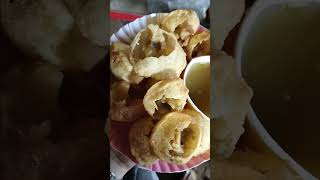 Gorging on phuchka at Kalpana Square #bhubaneswar #phuchka #golgappe #streetfood #shorts #foodvideo