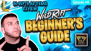 Beginner's Guide to Wild Rift | IN-DEPTH AD ITEMS GUIDE | WILD RIFT for DUMMIES Episode #4