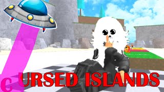 Surviving in Cursed Islands in Roblox...