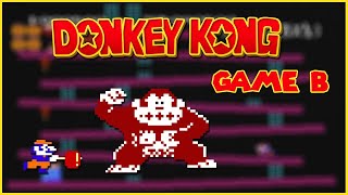 Donkey Kong (Nintendo NES) - [GAME B]