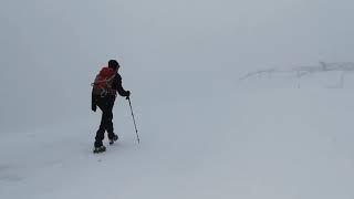 Monte Gomito (con tempesta di neve)