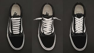 3 Cool Ways How to Vans Old Skool | Vans Old Skool Lacing