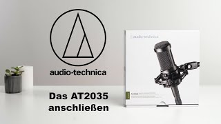 Das AT2035 anschließen | Audio-Technica