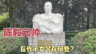 开国元帅陈毅的子女今何在？将门虎子，个个都很优秀！