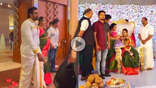 Dhruva Sarja wife Prerana Baby Shower Happy Moments | Dhruva Sarja with Prerana Shankar