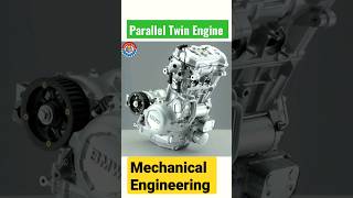 Parallel Twin Engine ⚙️| Mechanical Engineering 👷‍♂|#shorts #viral