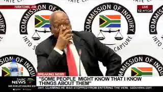 ZUMA SAYS HE WAS POISONED WITH VERY DANGEROUS POISON | FOOTAGE VIA SABC ONLINE