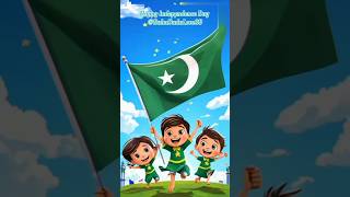 Happy Independence Day 🇵🇰 #14august #cartoon #animation #azaadi #pakistanzindaabaad