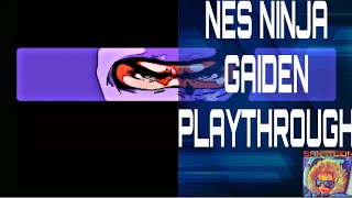 NES Ninja Gaiden Playthrough No Deaths