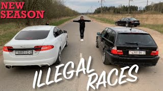 ILLEGAL RACES!! NEW SEASON!! JAGUAR, BMW, INFINITI.