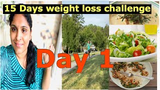 INTERMITTENT FASTING|| DAY 1 ||15 days weight loss Challenge||Telugu Vlogs from USA||Telugu Vlogs