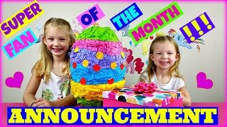 SUPER FAN OF THE MONTH ANNOUNCEMENT - June 2016 / Not a review