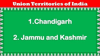 Union territories of India. 2019 || DAG Education