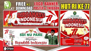 BANNER DAN POSTER HUT RI 77 FREE DOWNLOAD