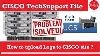 Downloading Techsupport log from UCS