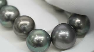 46pcs Multicolor 8-12mm - NR AA/A Quality Tahitian Pearl Necklace NL1556 THMIX3