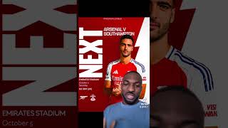 Arsenal vs Southampton 3-0 Saliba #footballedits #premierleague #arsenalfc #trending