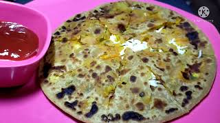 Tasty kids favourite Paneer cheeze stuff paratha 😋 #myrecipe#fooodie#foodlover