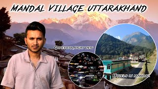 Mandal Village Uttrakhand | Hotel in Mandal | Gopeshwar night view | Rahul Ramola Vlogs