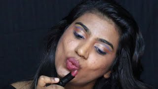 LAKME CUSHION MATTE LIPSTICK SWATCHES ON DARK SKIN