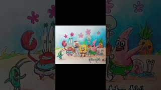 Keluarga SpongeBob SquarePants | Cartoon Drawing #short #drawing #cartoon #spongebobsquarepants #art