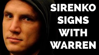 FRANK WARREN SIGNS UNBEATEN VLAD SIRENKO TO FURTHER BOLSTER HIS HEAVYWEIGHT STABLE