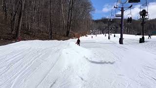 Wyatt & Grace trying to jump