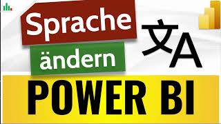 Power BI Sprache ändern