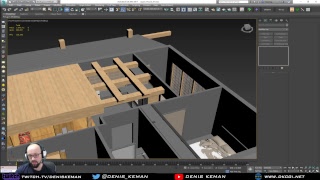 Japanese House Live Stream Session 6 - Modeling The Roof and Exterior