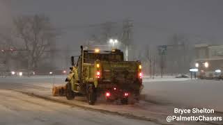 Lake Effect Snow Hits Buffalo, New York, During Morning Rush! i-90, and Lake Erie Shots. 01-06-2022