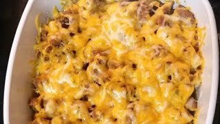 Cheesy ground beef recipe