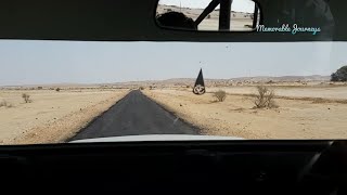 Driving in the Thar desert near Jaisalmer | Golden sand