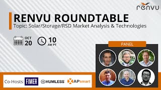 RENVU ROUNDTABLE: Solar/Storage/RSD Market Analysis & Technologies ft. FIMER, Humless, & APsmart