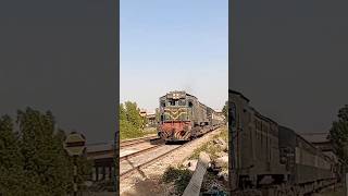 Peshawar To Karachi Bound Train 48 Down Rehman Baba Express l Epic View Of Curve+Tracks Sounds😊🔥😊.