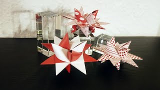 Flet en julestjerne - How to make a wowen christmaspaperstar #julepynt #christmas #christmasstars