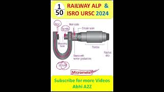 #1 🔥Micrometer and its parts🔥 || Micrometer by Abhi A2Z || @Abhi_A2Z #rrbalp #fittertrade #alpclass