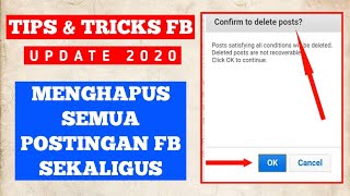 SATU KLiK - semua postingan facebook terhapus