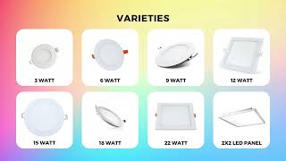 Types of Led Panel Light