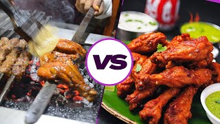 FOOD STREET WORLD Chicken Green boti | Hot wings | Red chili wings Leg piece Food street world