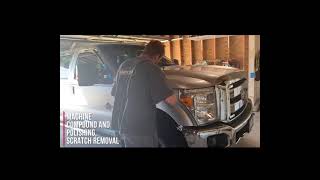 Detail, polishing, and graphene ceramic coating on a Ford F-350 with Adams Polishes stuff!