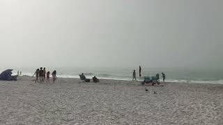 Huge Fog bank on The gulf coast this afternoon￼ 12 31 21 Bradenton Beach￼￼